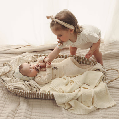 100% Organic Luxury Cotton Swaddle Receiving Baby Blanket