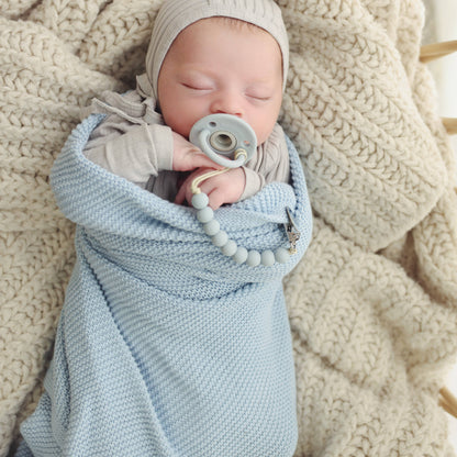 100% Organic Luxury Cotton Swaddle Receiving Baby Blanket