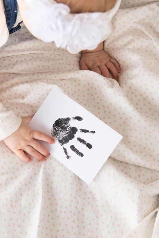 Newborn Handprint or Footprint Clean-Touch Ink Pad Kit