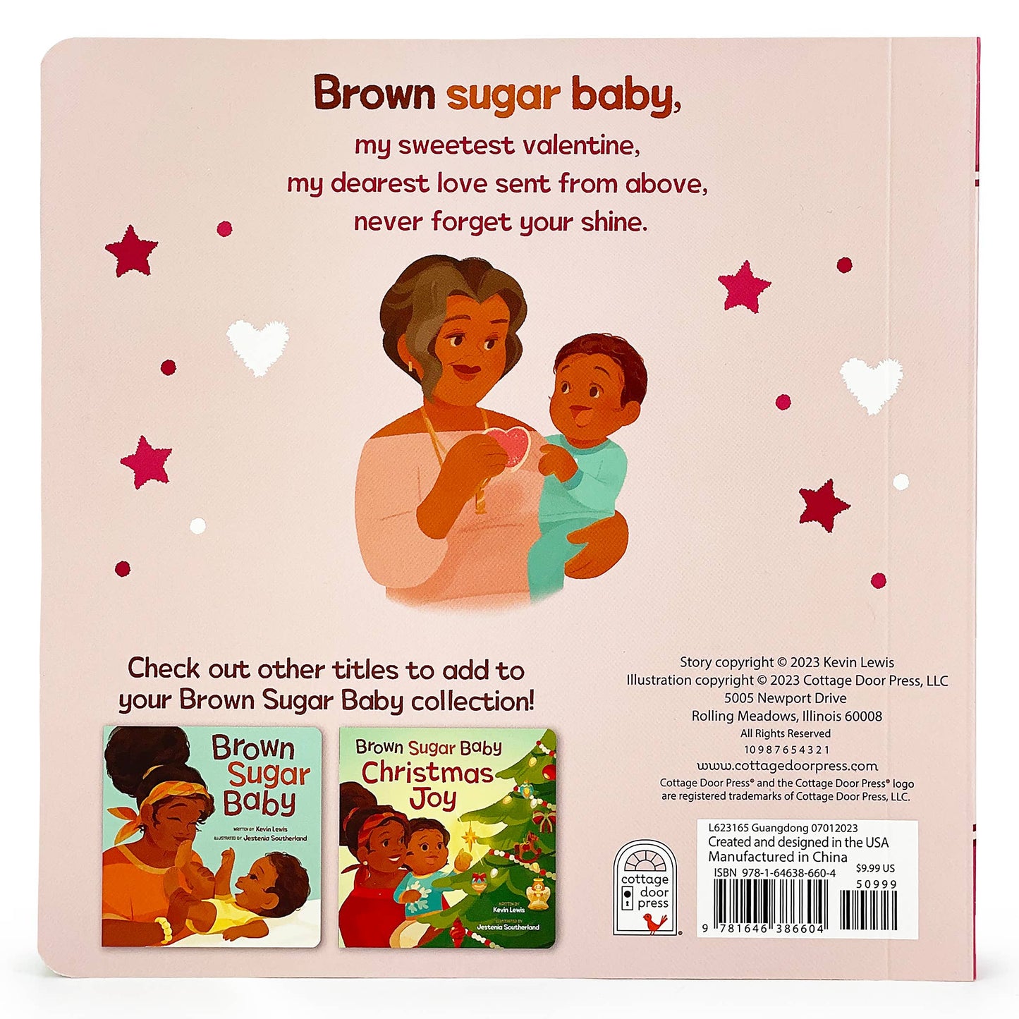 Brown Sugar Baby Sweetest Love Keepsake Board Book