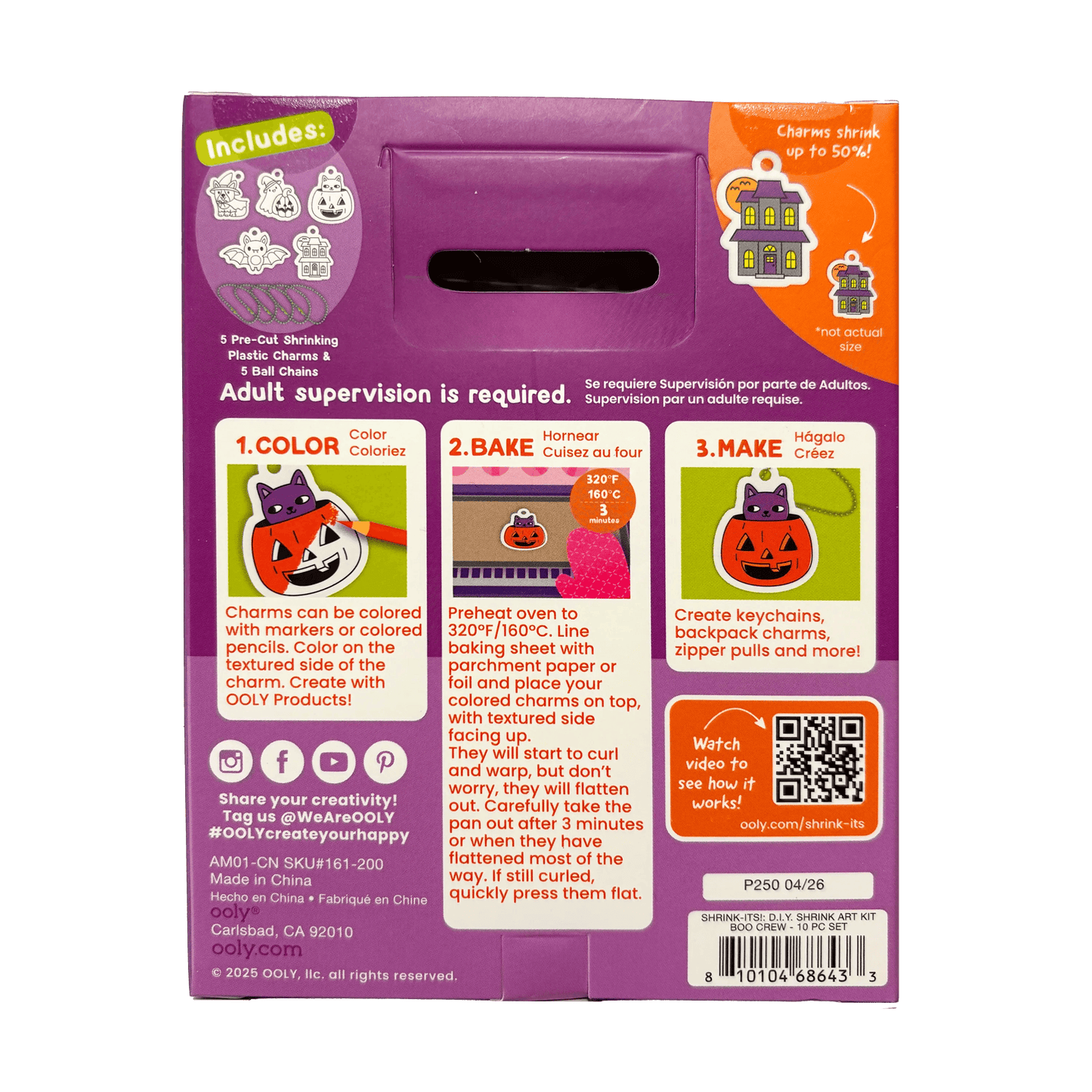Mini Shrink-Its! DIY Shrink Art Kit - Boo Crew - view 5
