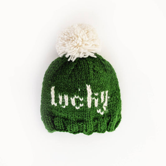 Lucky St. Patrick's Day Hand Knit Beanie