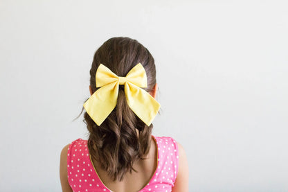 White American Flags 4th of July  Sailor Hair Bow