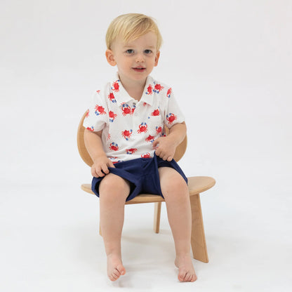Polo Short And Shirt Set - Crabby Cuties