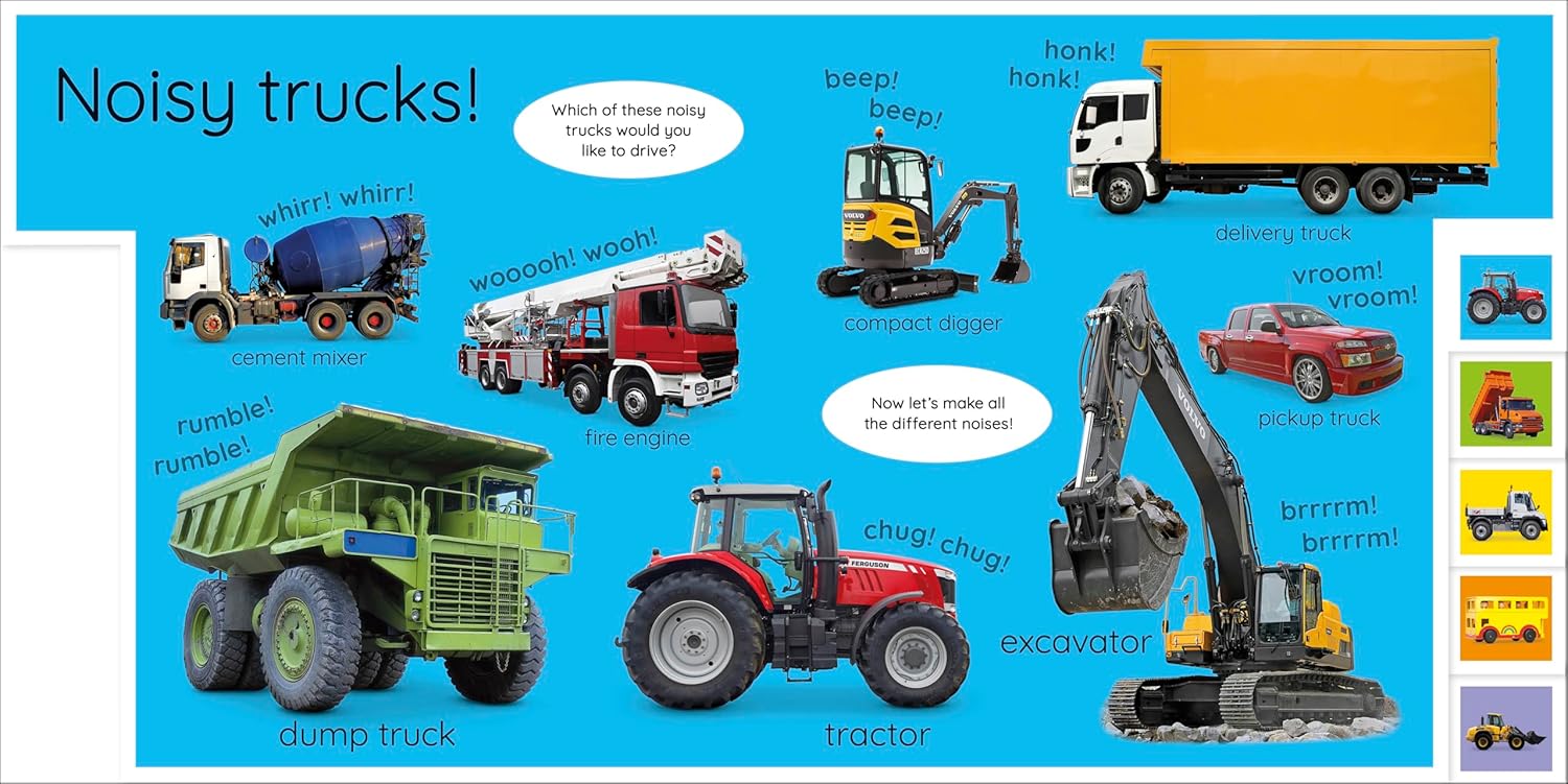 My First Trucks and Diggers: Let's Get Driving! (My First Tabbed Board Book)