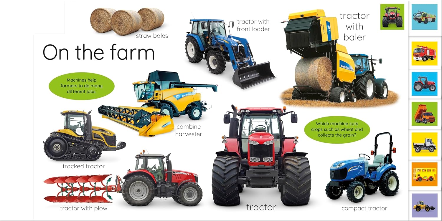 My First Trucks and Diggers: Let's Get Driving! (My First Tabbed Board Book)