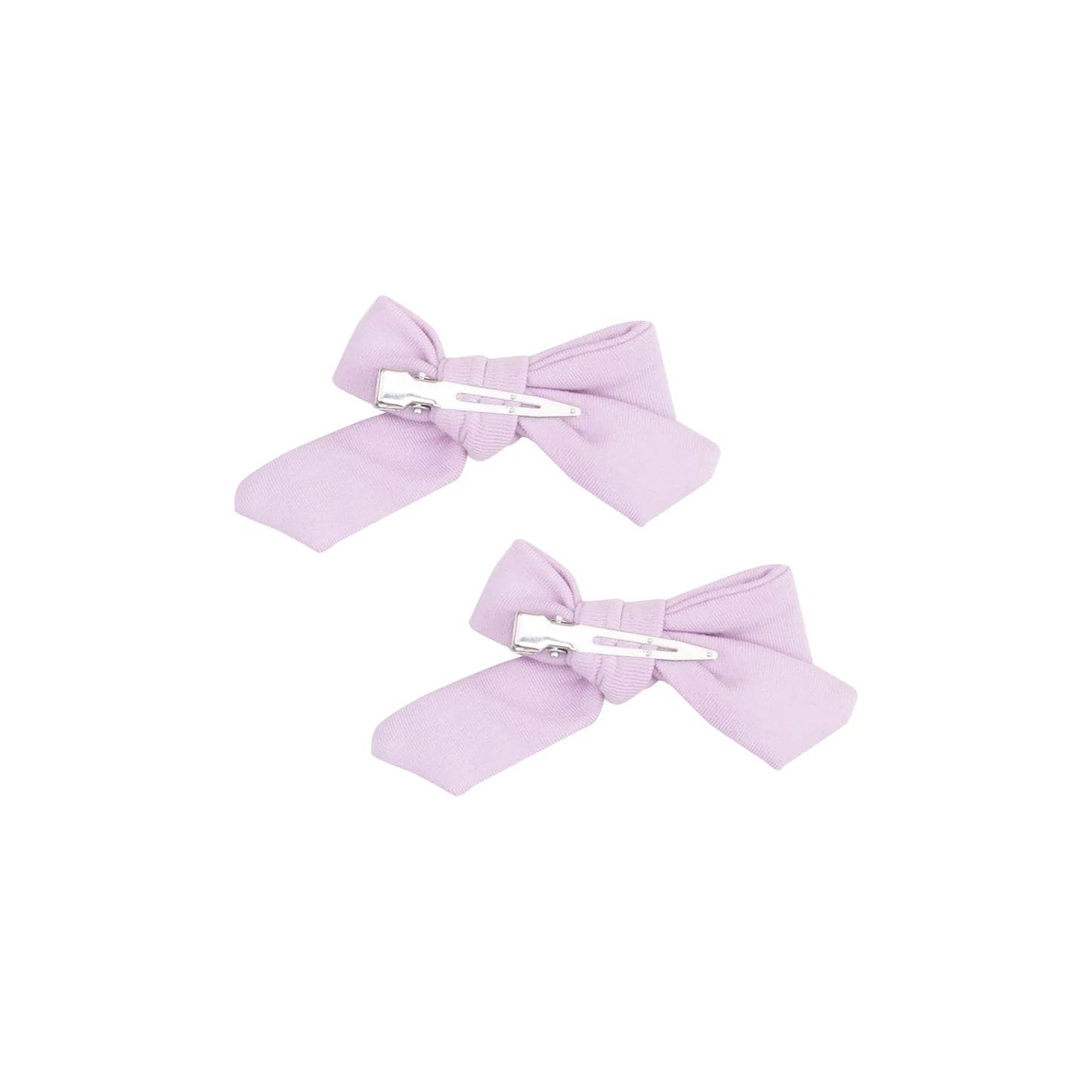 2 Pack Hair Bow with Clip - Solid Winsome Orchid