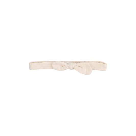 Knot Headband - Muslin White Swan