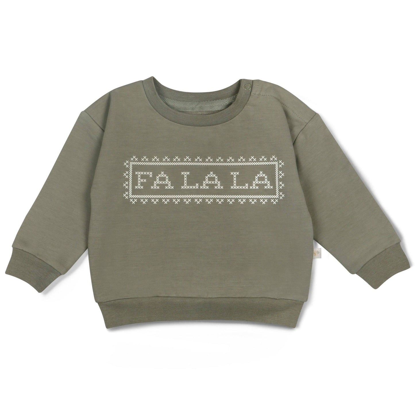 Organic Fleece Sweatshirt - Fa La La