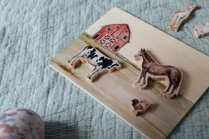 Farm Animals Chunky Wooden Puzzle: A Tabitha Paige Puzzle
