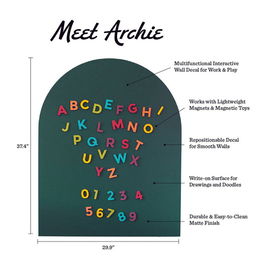 Arch Magnetic Wall Decal in Hunter Green - view 2