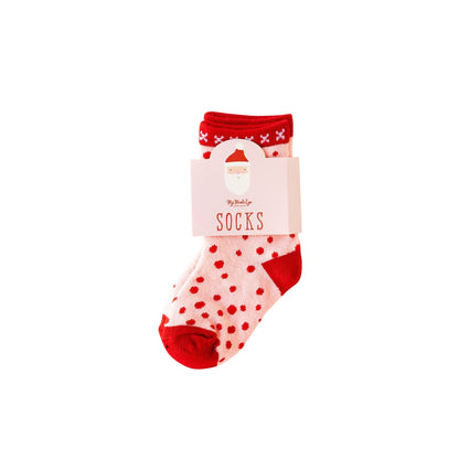 Whimsy Santa Head Socks