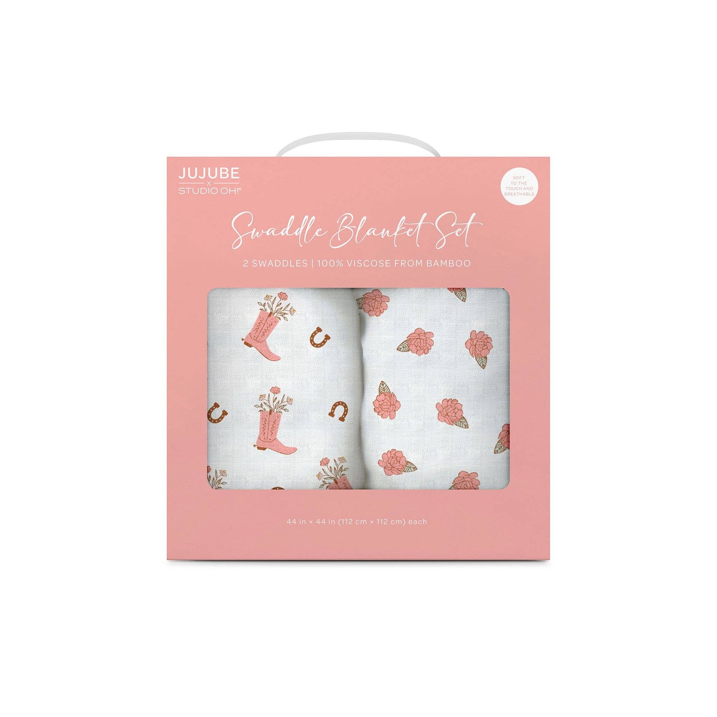 Bloomin' Boot Swaddle Blanket Set