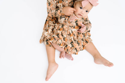 Autumn Bloom Bamboo Twirl Dress