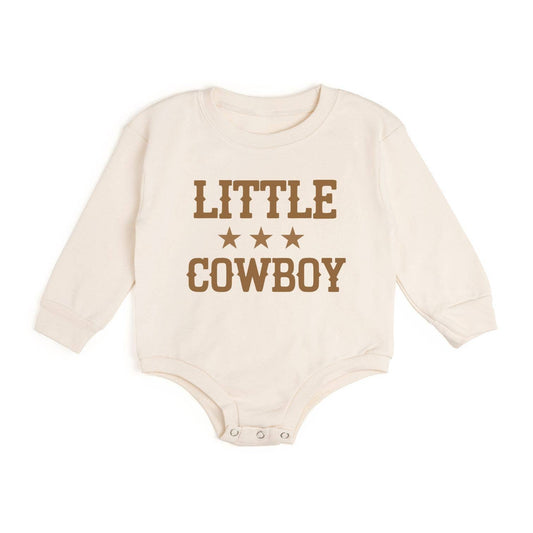 Little Cowboy Western Long Sleeve Romper
