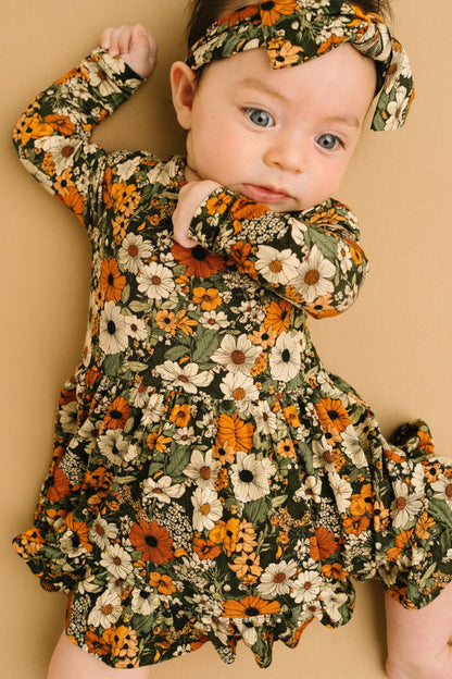 Rustic Blooms bodysuit bamboo dress - view 5