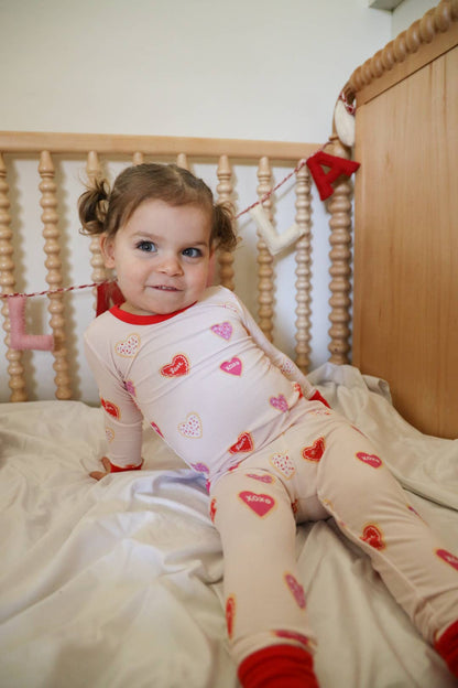 Valentines Day Toddler Bamboo Pajamas