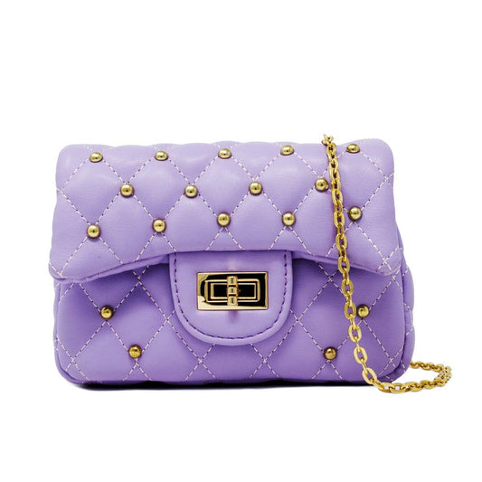 Classic Quilted Stud Mini Bag