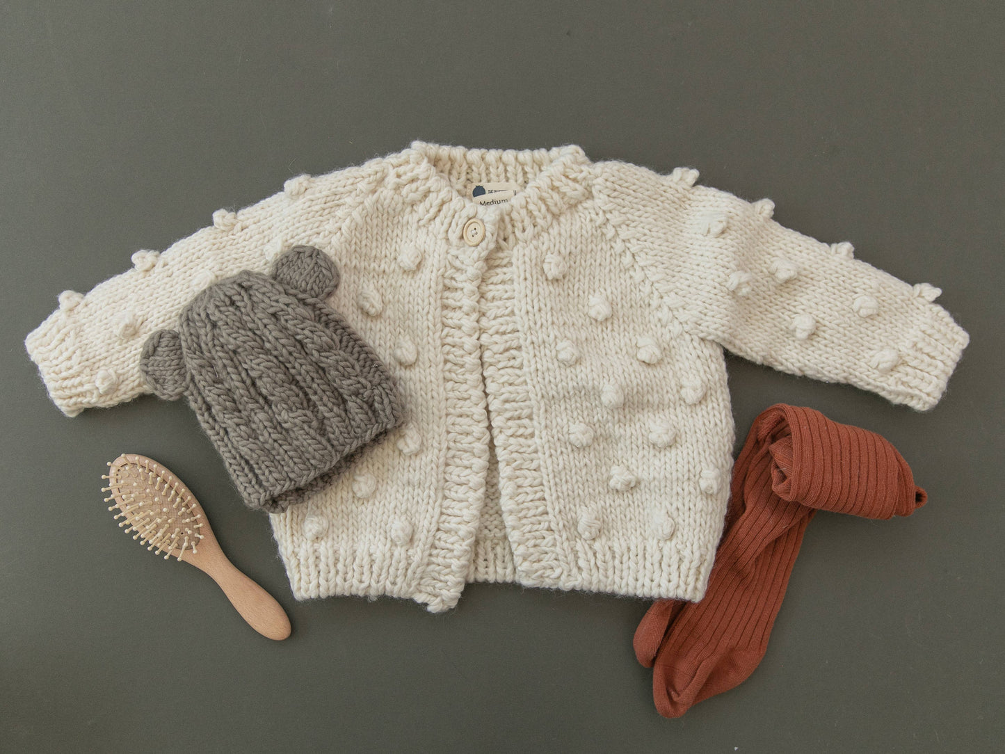 Popcorn Cardigan - Cream