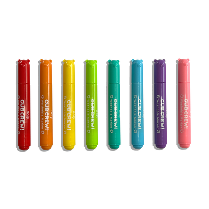 Cub Crew Washable Markers - Set of 8