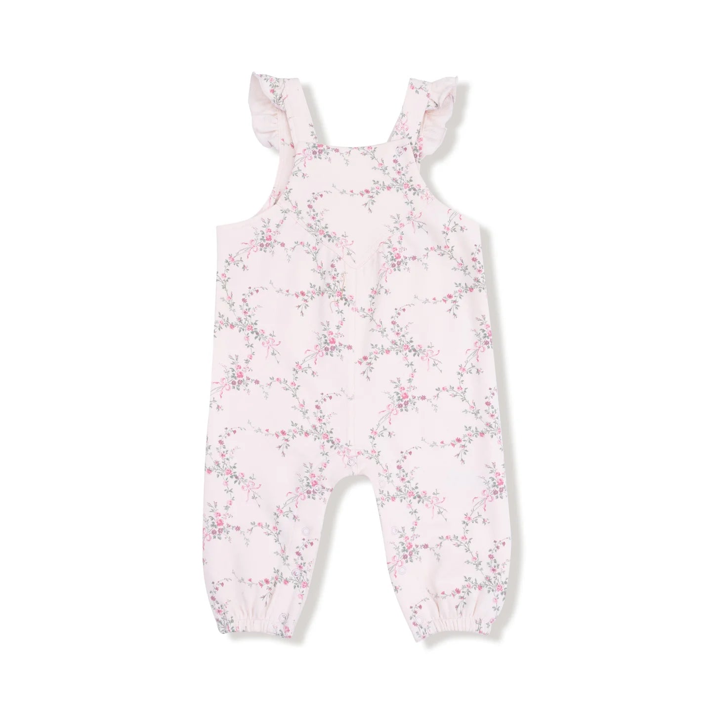 Antoinette Floral  V-Overalls