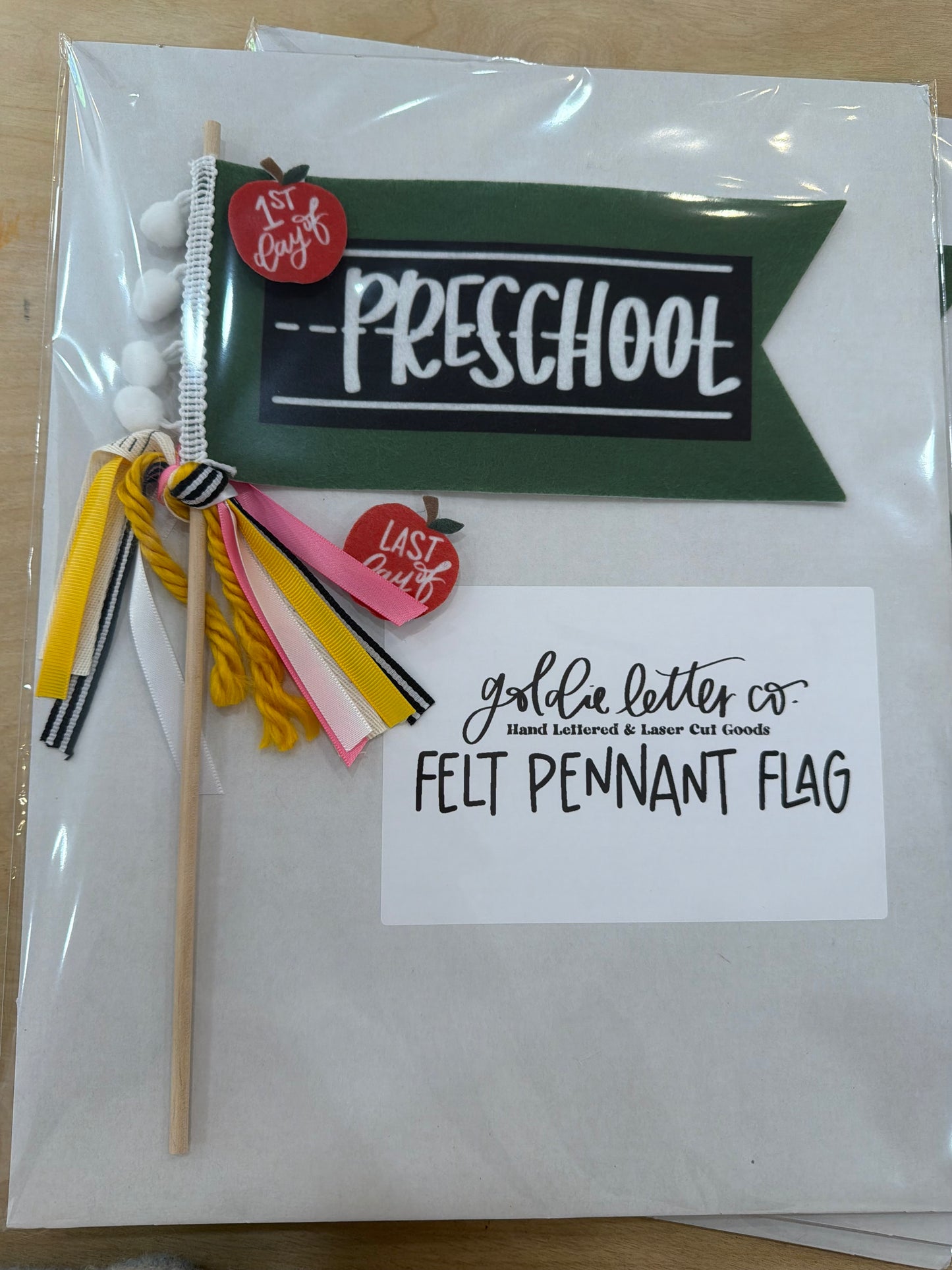 First Day & Last Day of School Interchangeable Grade Flag