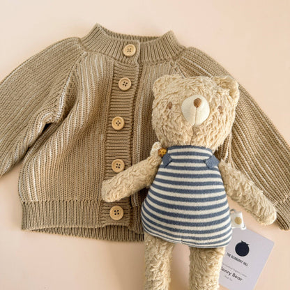 Cotton Brioche Barley Cardigan