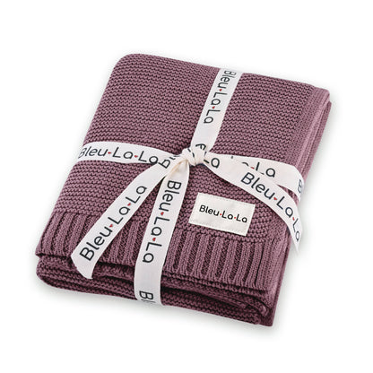 Heritage Knit 100% Organic Luxury Cotton Swaddle Receiving Baby Blanket