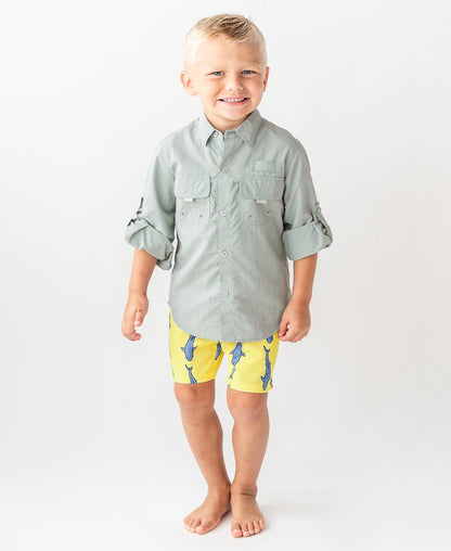 Jawsome Shark Swim Trunks
