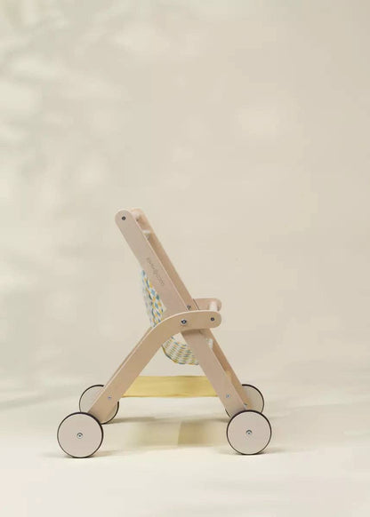 Wooden Doll Stroller