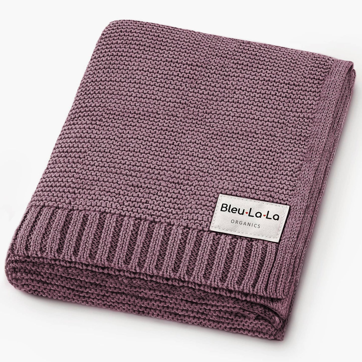 Heritage Knit 100% Organic Luxury Cotton Swaddle Receiving Baby Blanket
