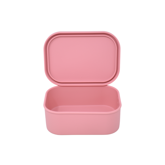 Jumbo No Divider Silicone Bento - Rose