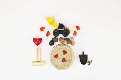 Valentines "I Dig You" Construction KidDough Sensory Play Kit