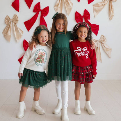 Christmas Tartan Pearl Skirt - view 6