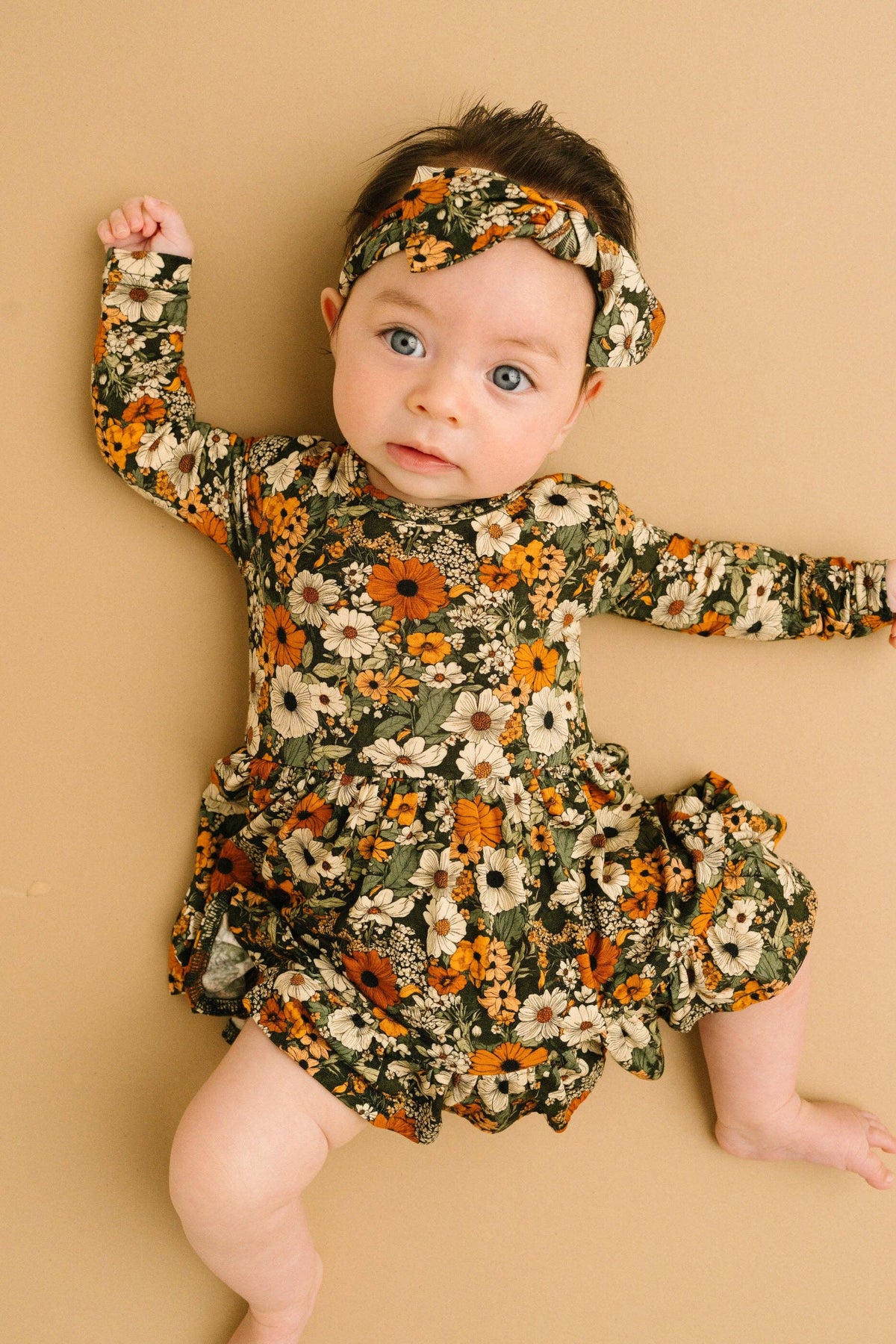 Rustic Blooms bodysuit bamboo dress - view 3