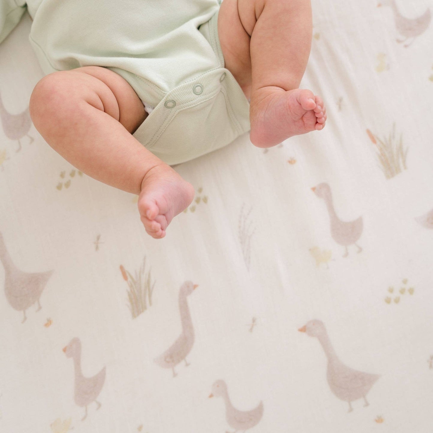 Charlie Farmhouse Goose Crib Fitted Sheet