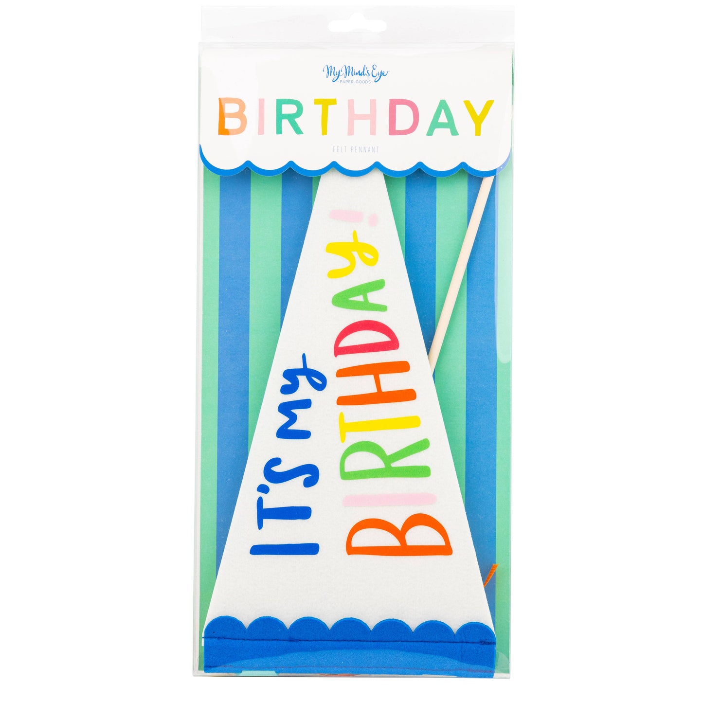 It’s My Birthday Felt Pennant Banner