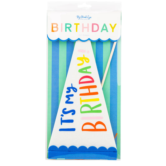 It’s My Birthday Felt Pennant Banner