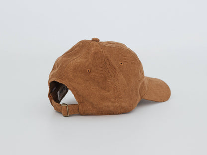 Howdy Script Modern Corduroy Hat • Embroidered Brown Cap