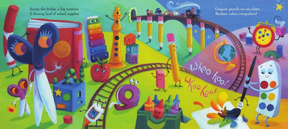 The Goodnight Train Ready for School board book by June Sobel