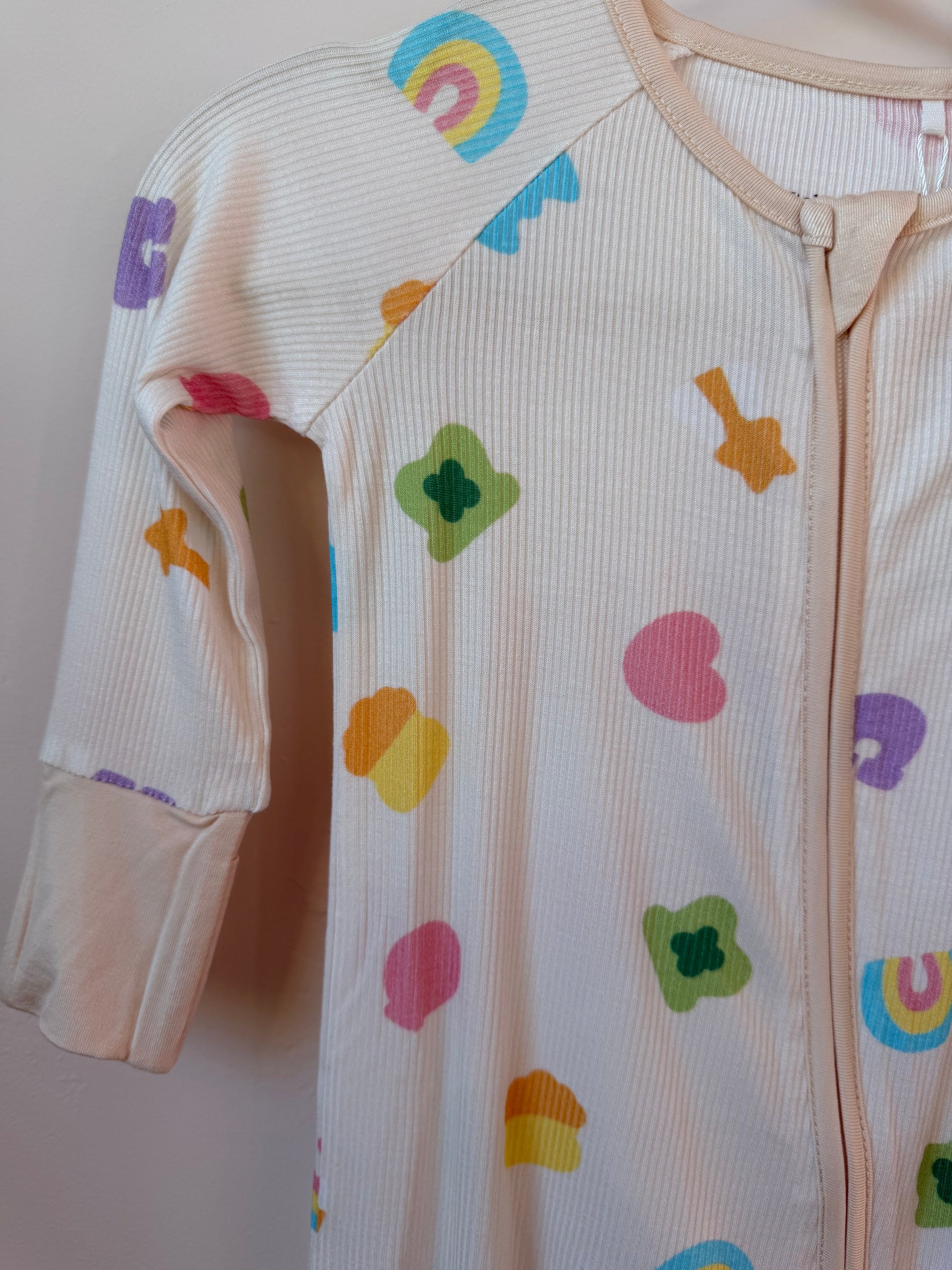 lucky charms bamboo pajamas Lucky Charms Ribbed Bamboo Onesie NB / Ribbed Bamboo