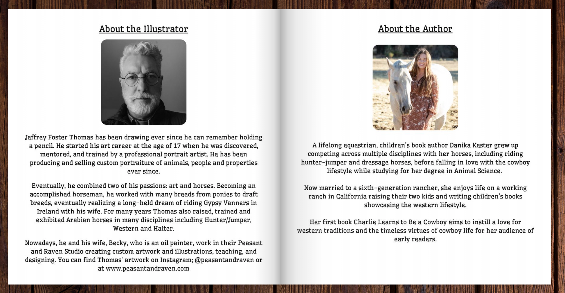 About the Illustrator + About the Author 