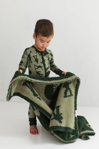 Army Men Zipper Romper