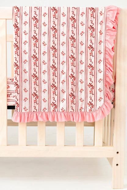 Vintage Love Ruffle Blanket