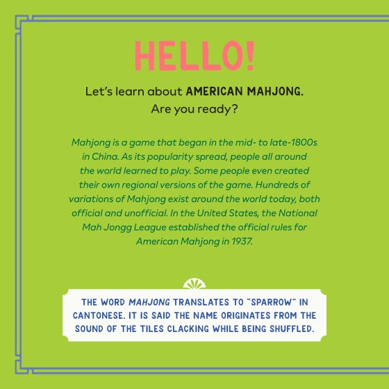 American Mahjong for Babies - Available 10/13