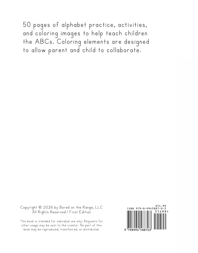Draft Horse ABC Workbook