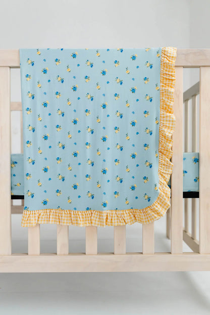 Floral and Gingham Blanket IMJ x Karissa Abbott