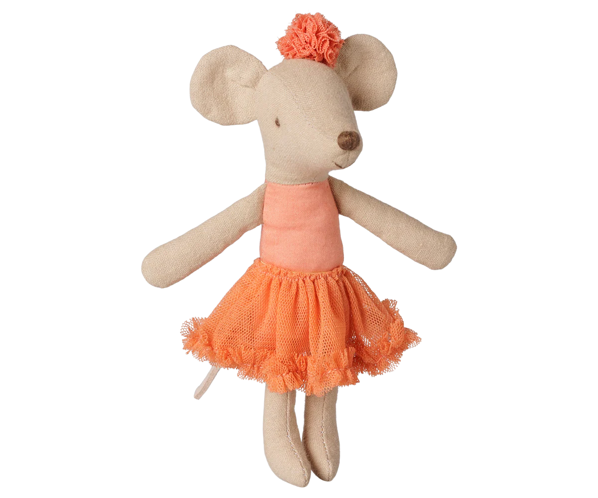 Ballerina mouse, Big sister - Dusty coral (Preorder - Available Mid October)