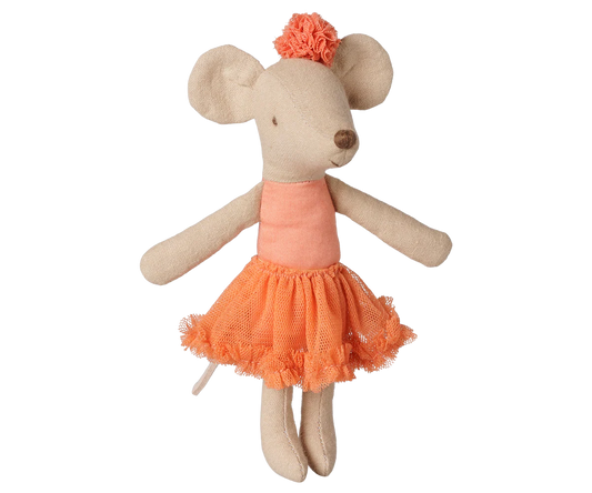 Ballerina mouse, Big sister - Dusty coral (Preorder - Available Mid October)