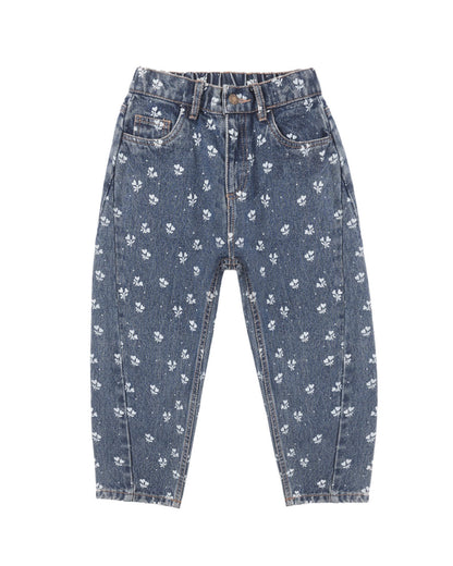 Barrel Pant Heart Ditsy